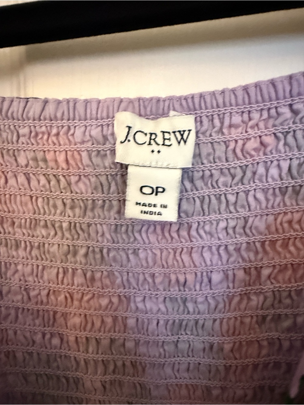 J.Crew Orange Print Lavender Midi Tiered Dress NWOT 0P - Picture 4 of 5